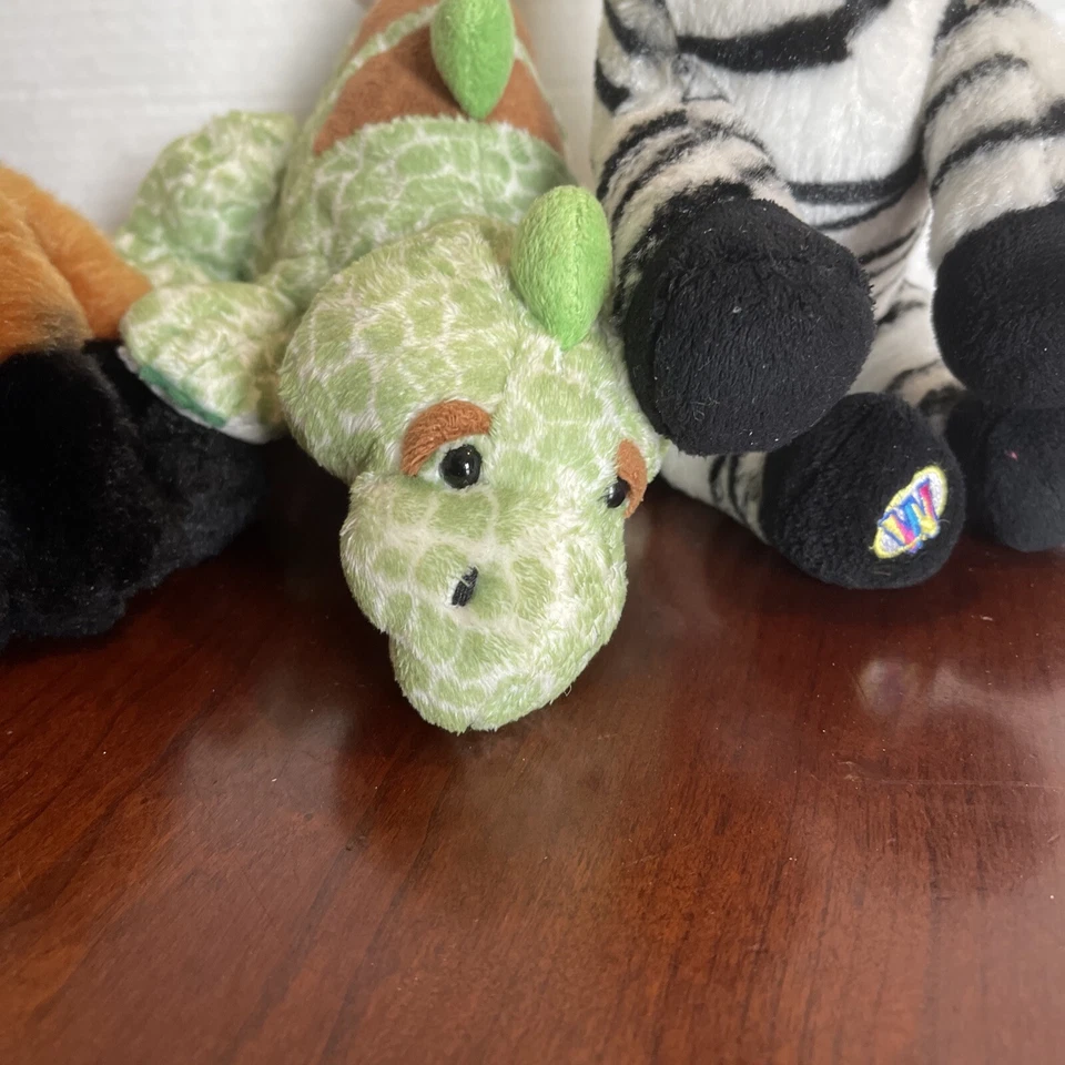 Webkinz Stegosaurus, Fox and zebra Lot, No Codes, Plush Only - Image 3 of 4