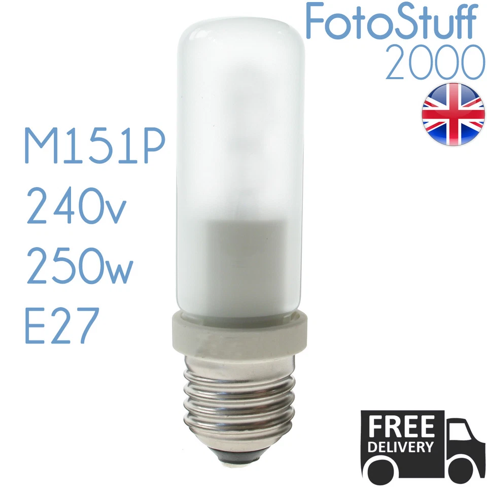 250w ES Modelling Bulb Bowens Elinchrom Interfit 240v E27 64480 Halogen M151P - Image 2 of 3