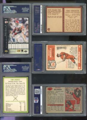 1996 Upper Deck 165 Marcus Allen AUTO SIGNED Autograph Card PSA