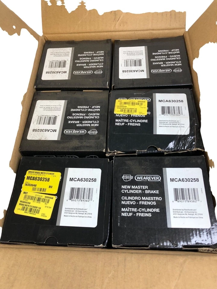 Lote de 6 cilindros maestros de freno Wearever MCA630258 para Ford Windstar 99-03 Foto 2 de 4