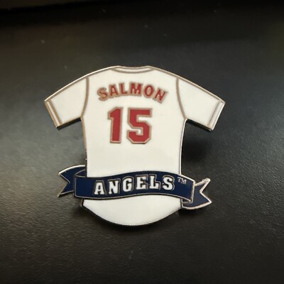 Tim Salmon Los Angeles Angels Jersey #15 MLB baseball Lapel Pin