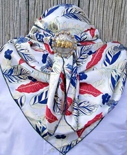 Wild Rag Scarf Western Cowboy Buckaroo Scarves Bandana Cowgirl silky