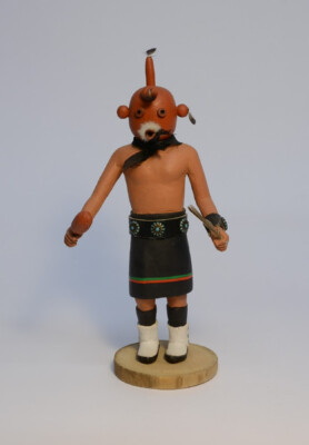 Hopi Mudhead Kachina / Katsina 11'' von Hyram Namoki