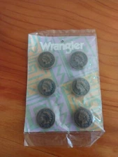 Wrangler Automatic Western Wear 1947 Faux Penny Copper Button Covers 6 In Packet