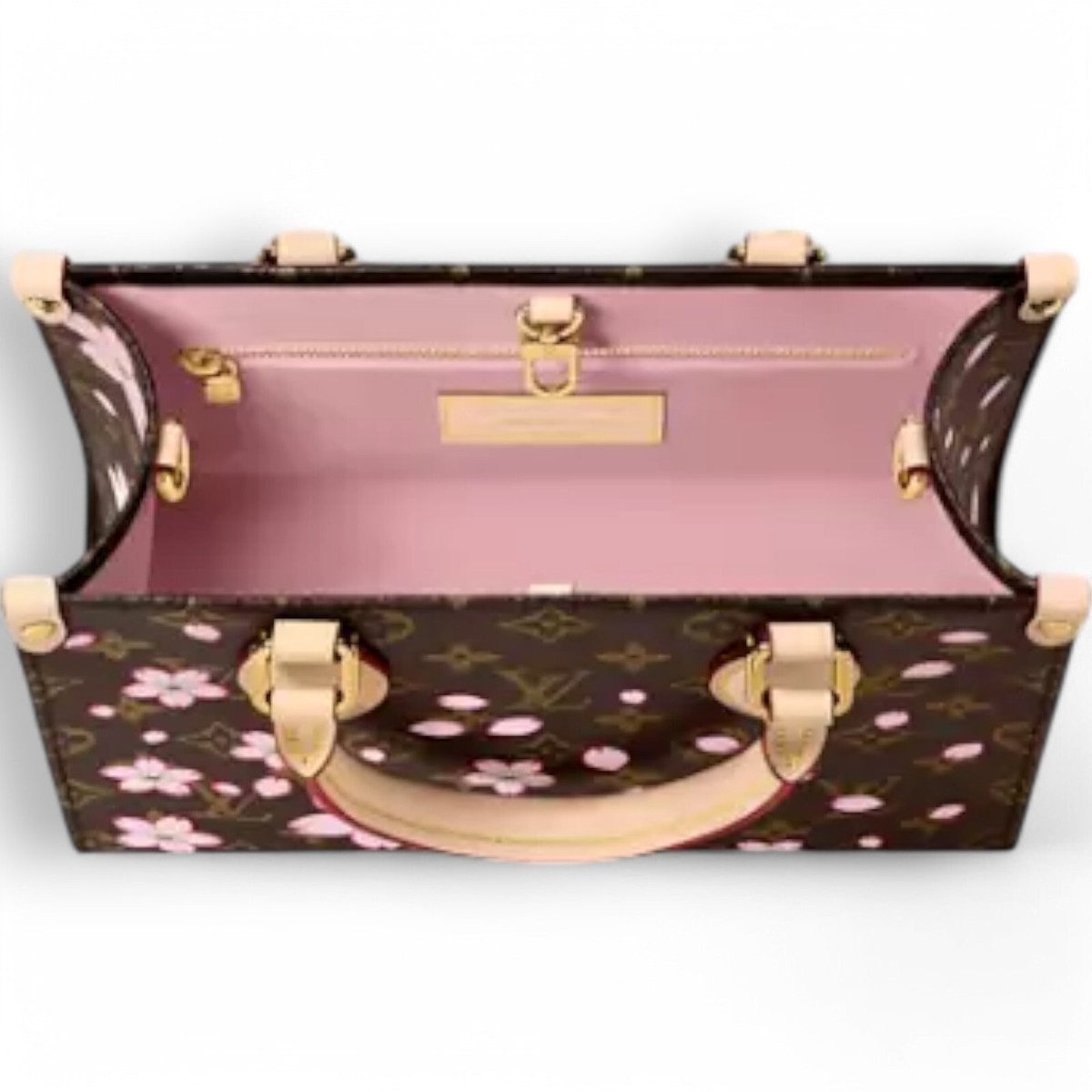 【コラボ第二弾 /可愛い桜】Louis Vuitton×TM オンザゴーPM LOUIS VUITTON × Takashi Murakami OnTheGo PM Cherry Blossom