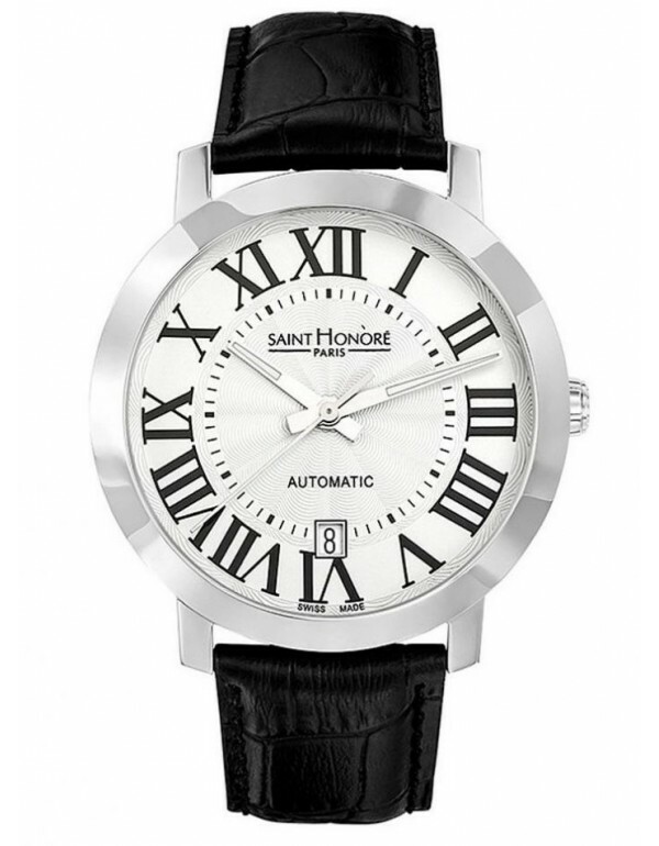 SAINT HONORE Mens Swiss Made Automatic Watch with Sapphire SAINT HONORE Mens Swiss Made Automatic Watch with Sapphire