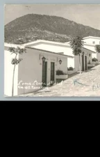 Loma Linda Motel TAXCO Mexico RPPC Rare Vintage Real Photo Postcard 1951