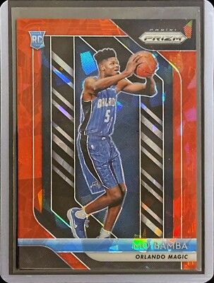 Mo Bamba - 2018-19 Panini Prizm Basketball - Red Cracked-ice Prizm - Rookie 