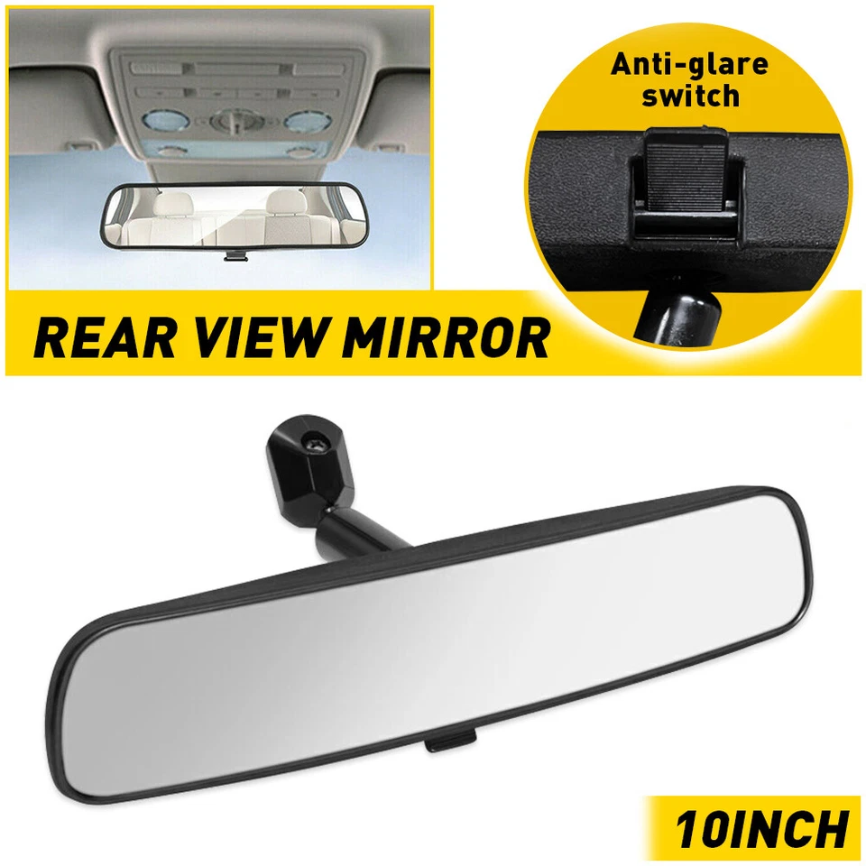 10" Rear View Mirror Interior for Nissan Honda Replacement Day Night 96321-2DR0A - Imagem 3 de 4