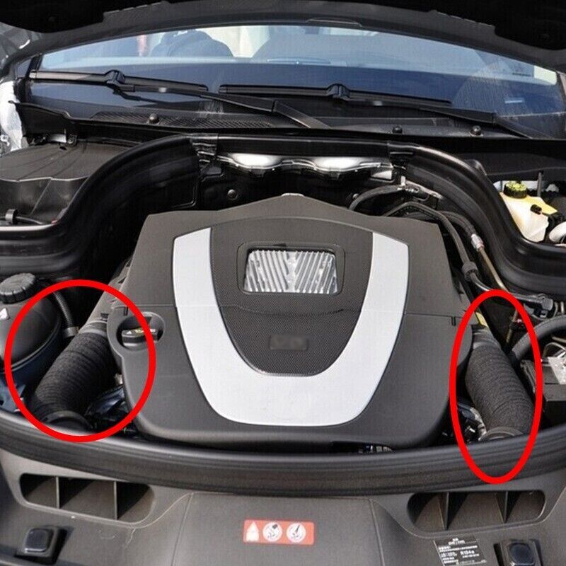 Set 2 Air Intake Duct Hose Right & Left Fit Mercedes Benz GLK350 2010