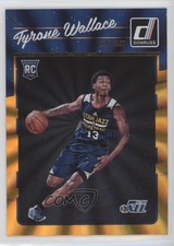 2016-17 Panini Donruss Rookies Orange Holo Laser Tyrone Wallace #197 8d2