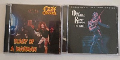 Ozzy Osbourne CD Lot Diary of a Madman & Randy Roads Tribute 2015 / 2002 ~ VG 