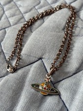 Vivienne Westwood discontinued silver 925 orb necklace