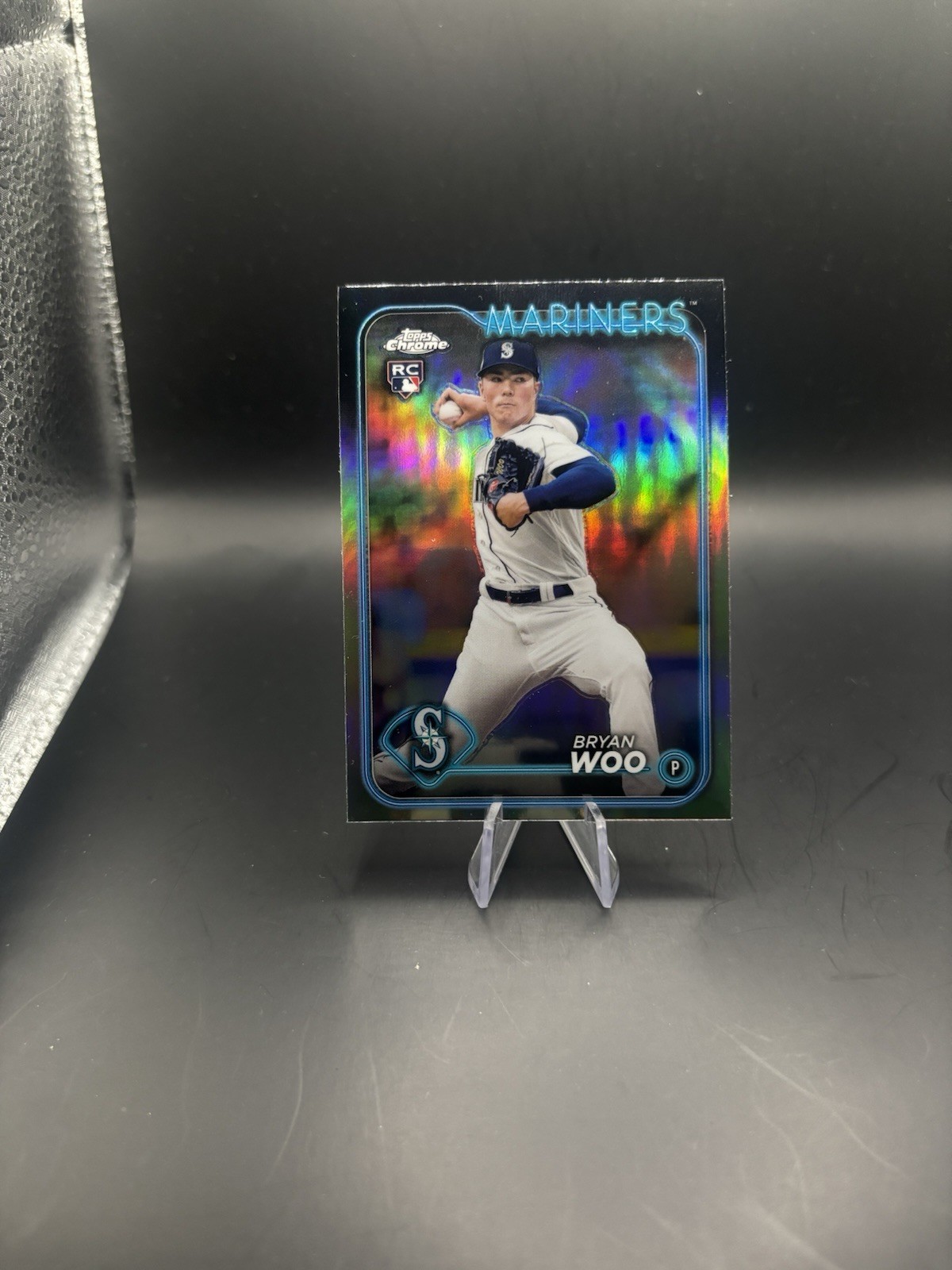2024 Topps Chrome - Bryan Woo #172 Refractor (RC)