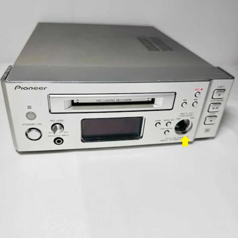 Used Pioneer MJ-N902 MiniDisc Recorder Player w/ Remote Control Tested & Working - Image 2 of 3