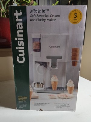 CUSINART MIX IT IN Soft Serve Ice Cream Slushy Maker ICE-48NAS Brand New