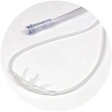 5Pk 4Ft Soft Adult Oxygen Nasal Cannula W/Kink-Free Supply Tubing (RES1104S)