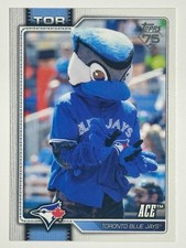 2026 Topps Series 1 Celebration Mascots Ace Toronto Blue Jays M-28