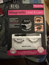 Ardell Professional Magnetic Eyelashes 110 + Black Gel Liner, Natural, 0.07 oz