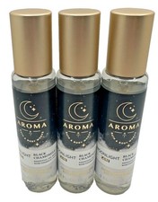 Set of 3 Bath Body Works Moonlight Zen Black Chamomile Oil Mist Spray 1 oz