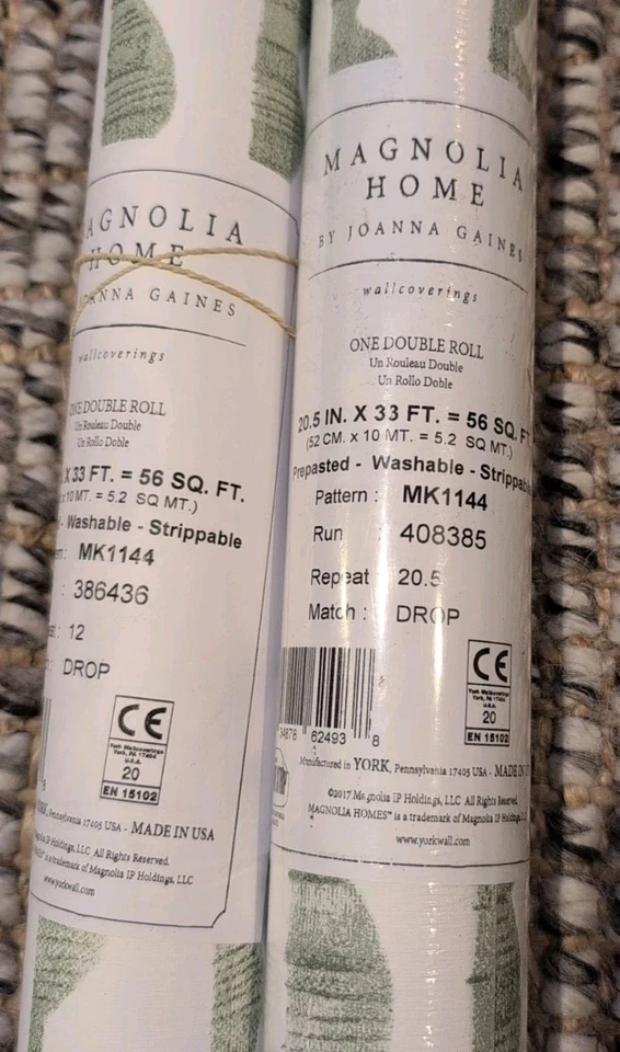 Magnolia Home MK1144 Hill and Horizon Green Wallpaper New 2 Double Rolls - Image 2 of 4