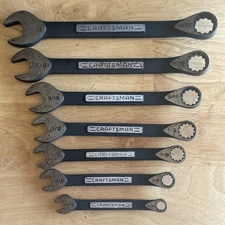 Craftsman SAE Combination Wrench Set Universal Spline Drive 14018