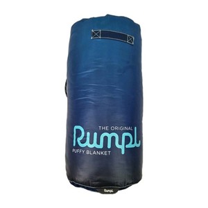 Rumpl The Original 1 Person Puffy Blanket W/ Stuff Sack, Blue, 52” X 75”, EUC,