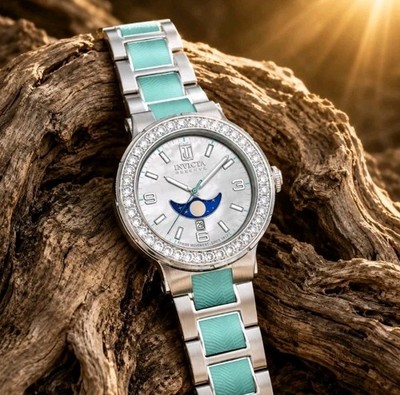 Invicta JT Antheria 1.4 CT Certified Diamond Women's Watch 36mm 51351 Blue New