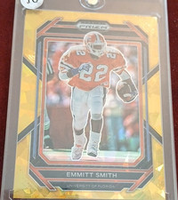 Panini Prizm Draft Picks Gold Ice Emmitt Smith Florida Gators Football #38 Card