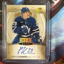 2022-23 Upper Deck The Cup #192 Pontus Holmberg Rookie Auto Gold 27/36