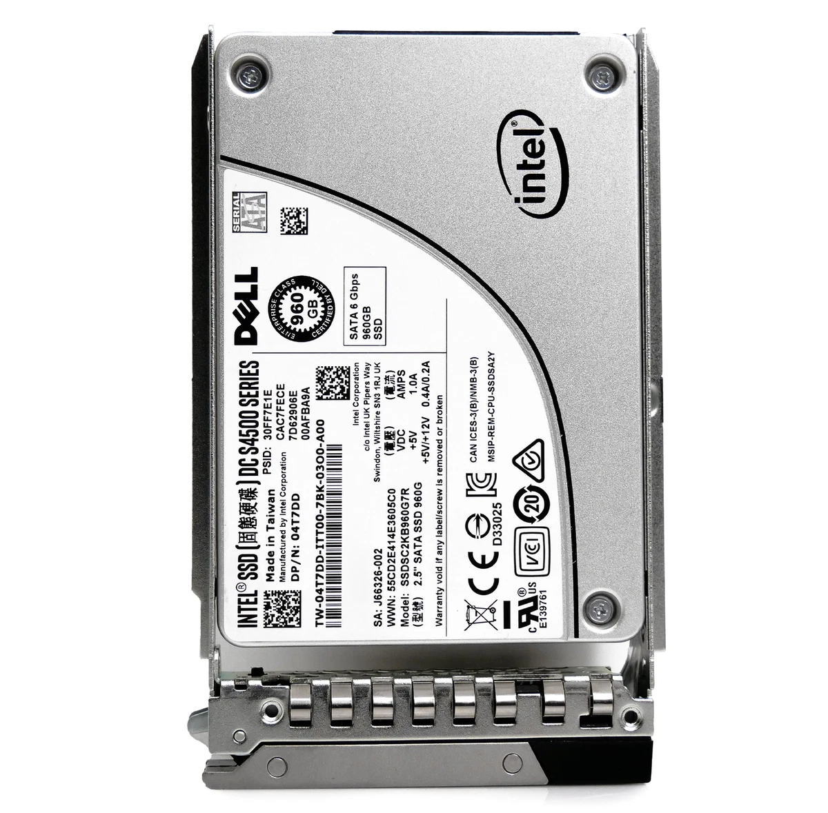 Dell VXG5N 960GB Enterprise Read Intensive SFF 2.5in SATA 6G SSD
