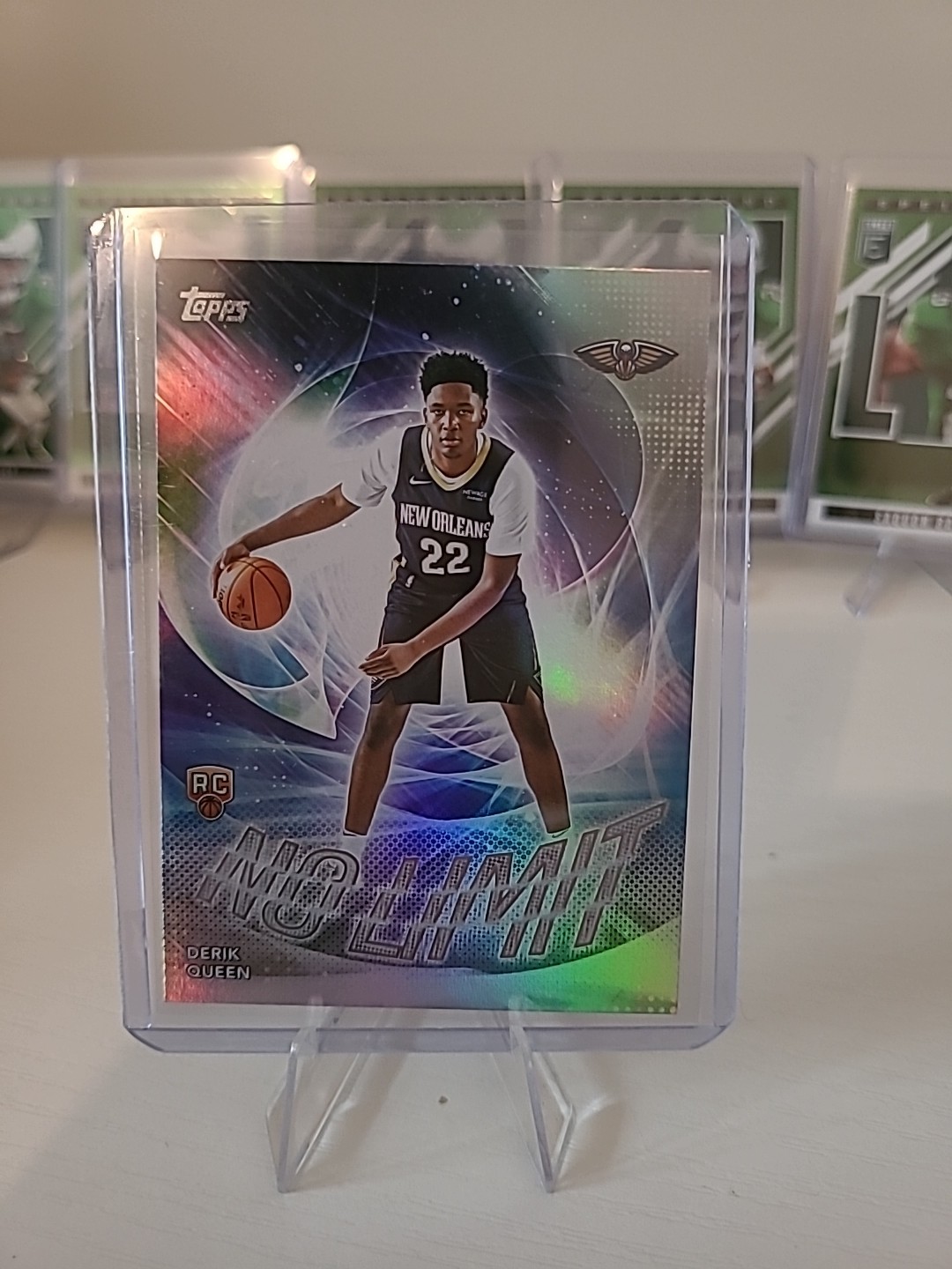 2025-26 Topps Derik Queen No Limit Rainbow Foil #NL-13 (RC)