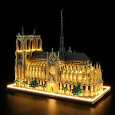 BRIKSMAX Light Kit for Lego-21061 Notre Dame Cathedral - Compatible with Lego Ar