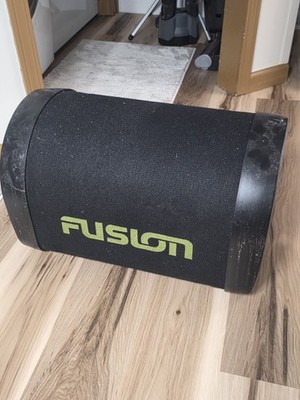 Fusion EN-AT1120 12-inch active tube subwoofer featuring a built-in 360-watt amp