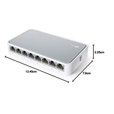 8 Port TP-LINK Fast Ethernet Switch LAN Network RJ45 Splitter Hub Wired
