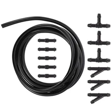 1 Set Windshield Washer Hose Washer Fluid Hose Connector Windshield Repair Kit