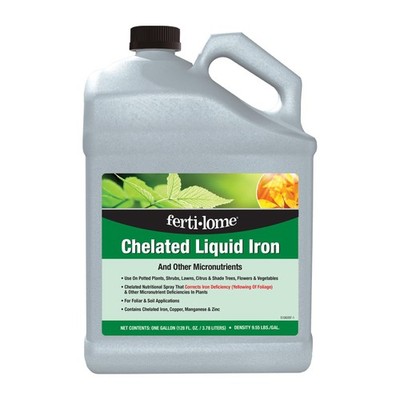 Fertilome (10635) Chelated Liquid Iron and Other 1 gal, No Color