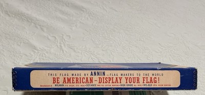 Vintage American Flag ANNIN Defiance 48 Stars 3x5 NOS NIB Nylon