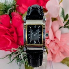 COACH Black Dial Black Leather Womens Quartz Watch 20mm