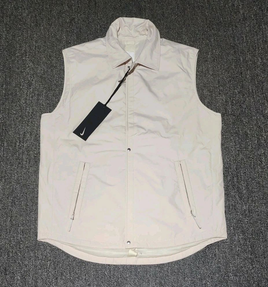 Nike ESC Down Filled Vest Wheat Made In Italy Men's US Size Large - DH2884-790