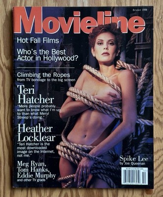 Movieline Terri Hatcher Tied Up Bondage Rope Cover Spike Lee Heather Locklear
