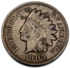 1903 Indian Head Cent VG Very Good Condition Penny 1c Cent - 0637