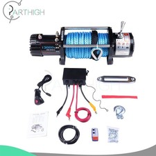 Electric Recovery Winch 13000lbs 26m Synthetic Rope Truck Trailer Offroad 12v