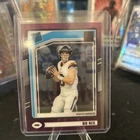 2024 Panini Clearly Donruss Rated Rookie Bo Nix #56 Purple /75