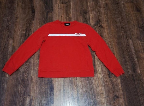 Men Karl Lagerfeld Sweatshirt White Cotton 36 / S