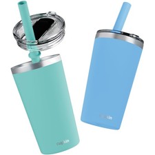 Kids' 12oz Stainless Steel Insulated Tumblers Set Safe Stylish Drinkware