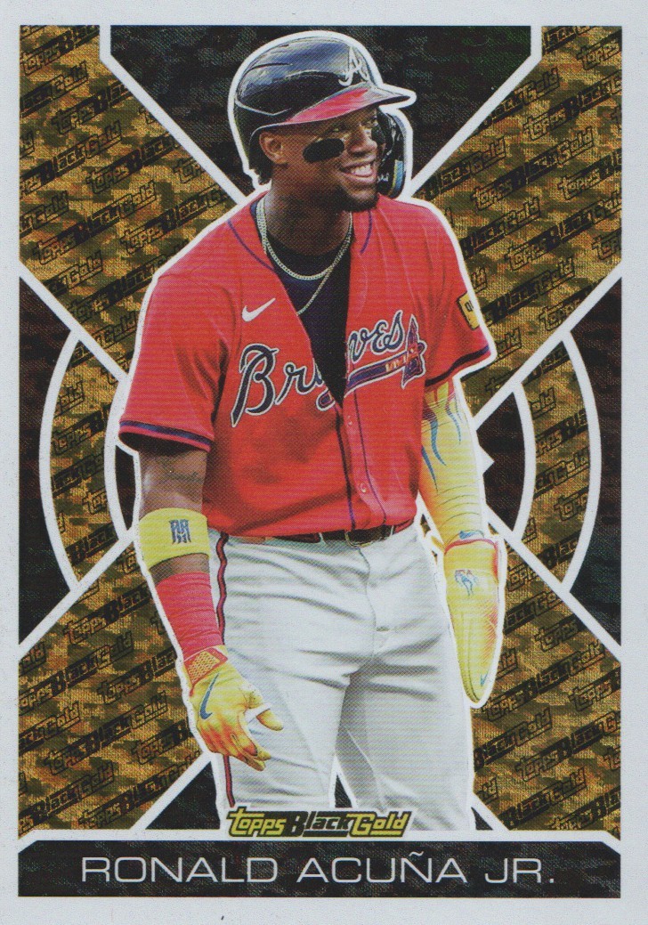 2025 Topps Update Baseball Black Gold #BG5 Ronald Acuna Jr. | eBay