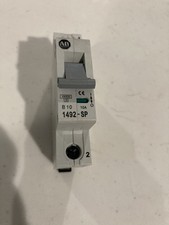 Allen Bradley 1492-SP1B100 Ser C   10amp breaker for DIN rail