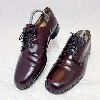 Bostonian Mens Classics Akron 20398 Burgundy Leather Oxford  display picture 3