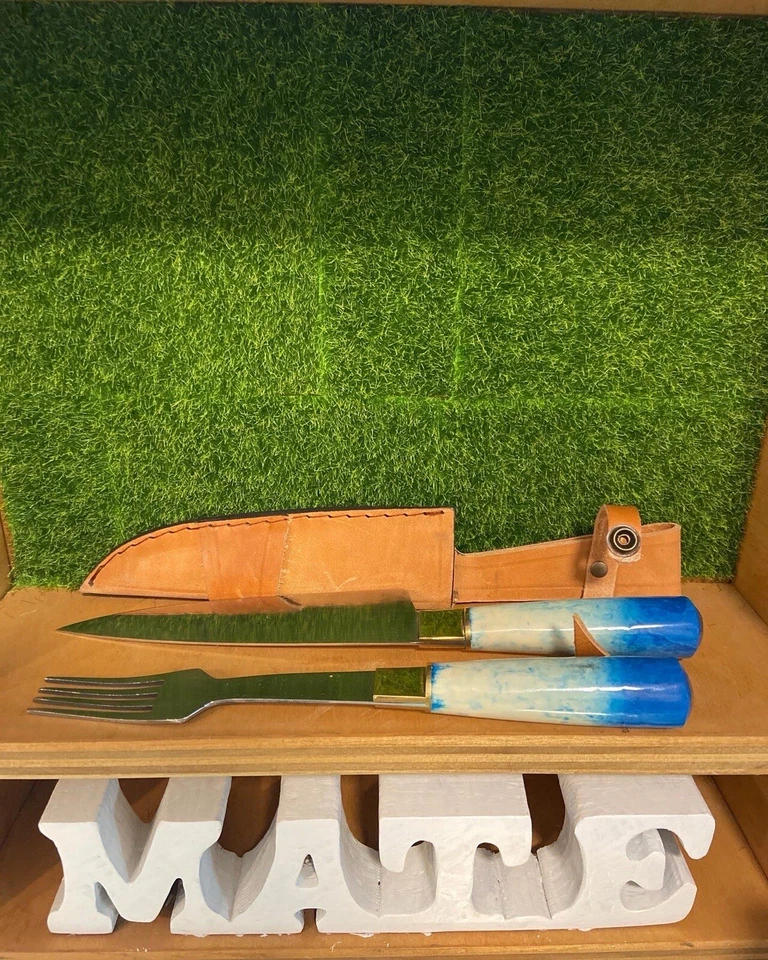 Set partillero artesanales GAUCHO ARGENTINO IDEAL MESA DE ASADO - Imagem 4 de 4